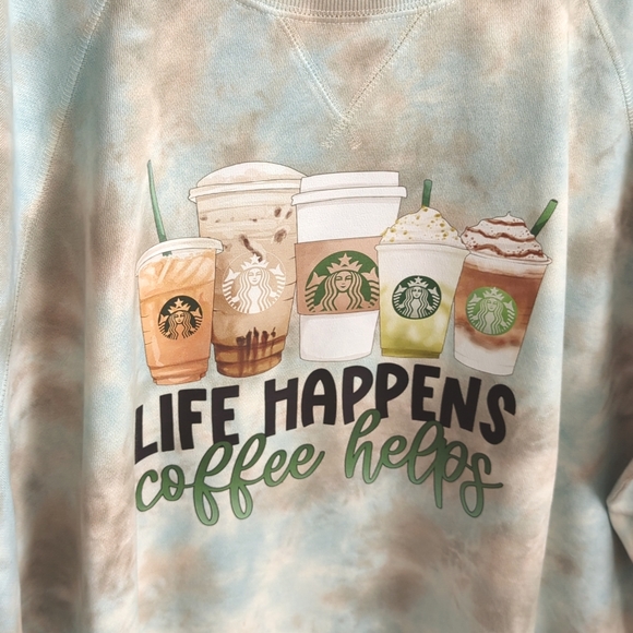 Women's XXL Starbucks Coffee sweatshirt NWT - Picture 2 of 4